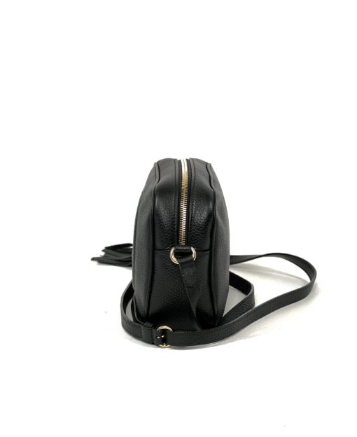 Gucci Soho Small Black Leather Disco Crossbody Bag 8