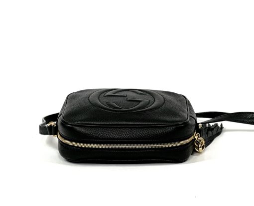 Gucci Soho Small Black Leather Disco Crossbody Bag 12