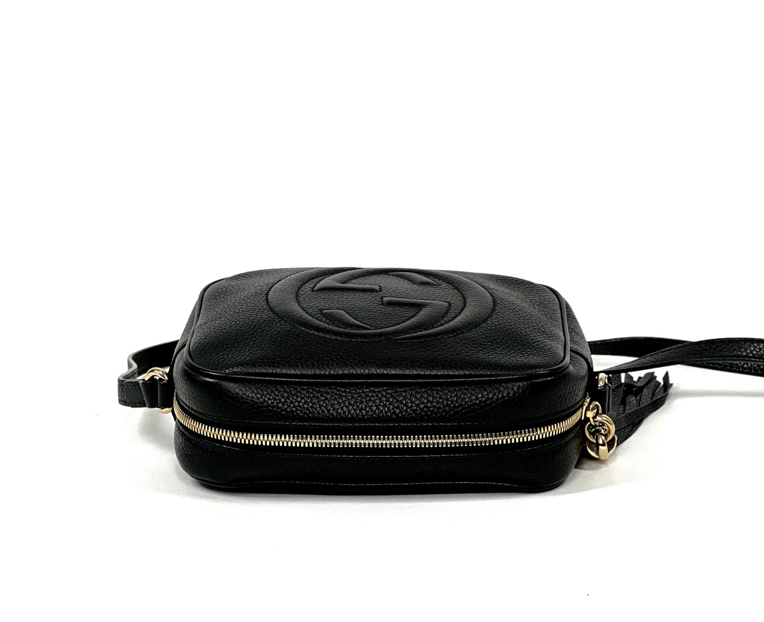 Gucci Soho Small Black Leather Disco Crossbody Bag - A World Of