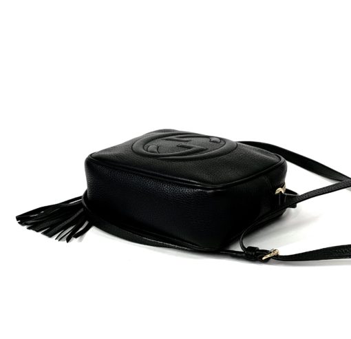 Gucci Soho Small Black Leather Disco Crossbody Bag 11