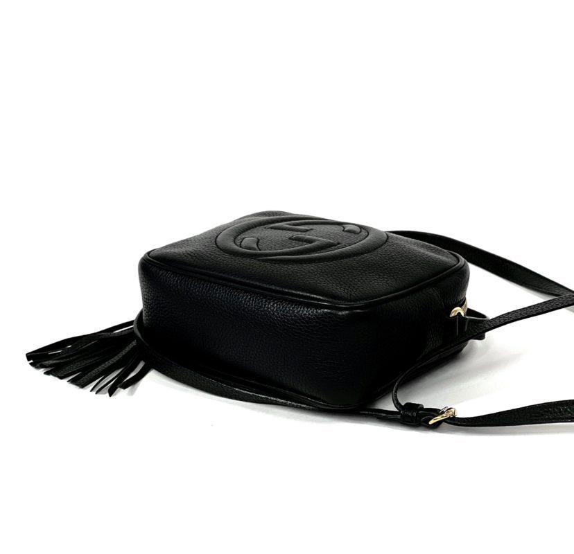 Gucci Soho Small Black Leather Disco Crossbody Bag A World Of Goods