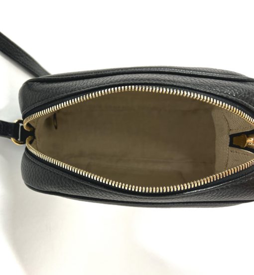 Gucci Soho Small Black Leather Disco Crossbody Bag 6