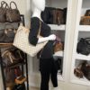 Louis Vuitton Neverfull MM Damier Azur Canvas Beige 2