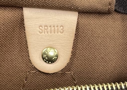 Louis Vuitton Monogram Brown Speedy 35 Satchel 18