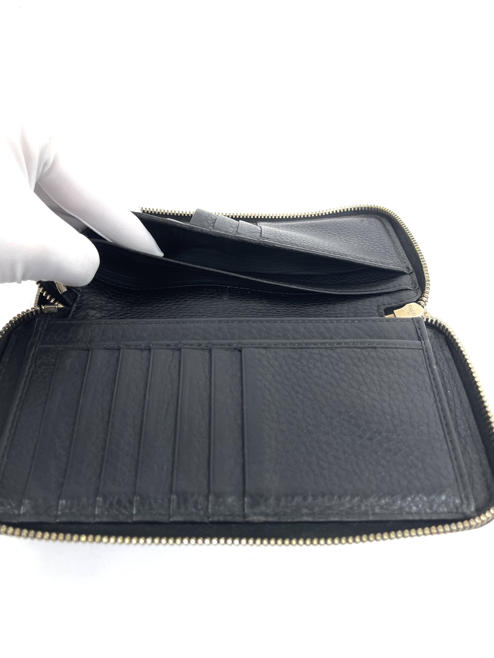Gucci Soho Coin Purse Wallet Small Black