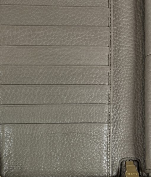 Gucci Soho Tan Leather Zip Around Wallet 12