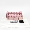 MCM Visetos Small Powder Pink Crossbody Belt Bag 8