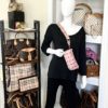MCM Visetos Small Powder Pink Crossbody Belt Bag 4
