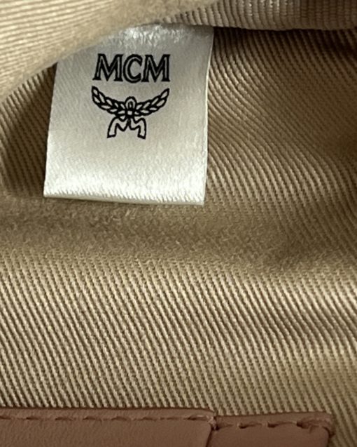 MCM Visetos Small Powder Pink Crossbody Belt Bag 18