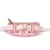 MCM Visetos Small Powder Pink Crossbody Belt Bag 6