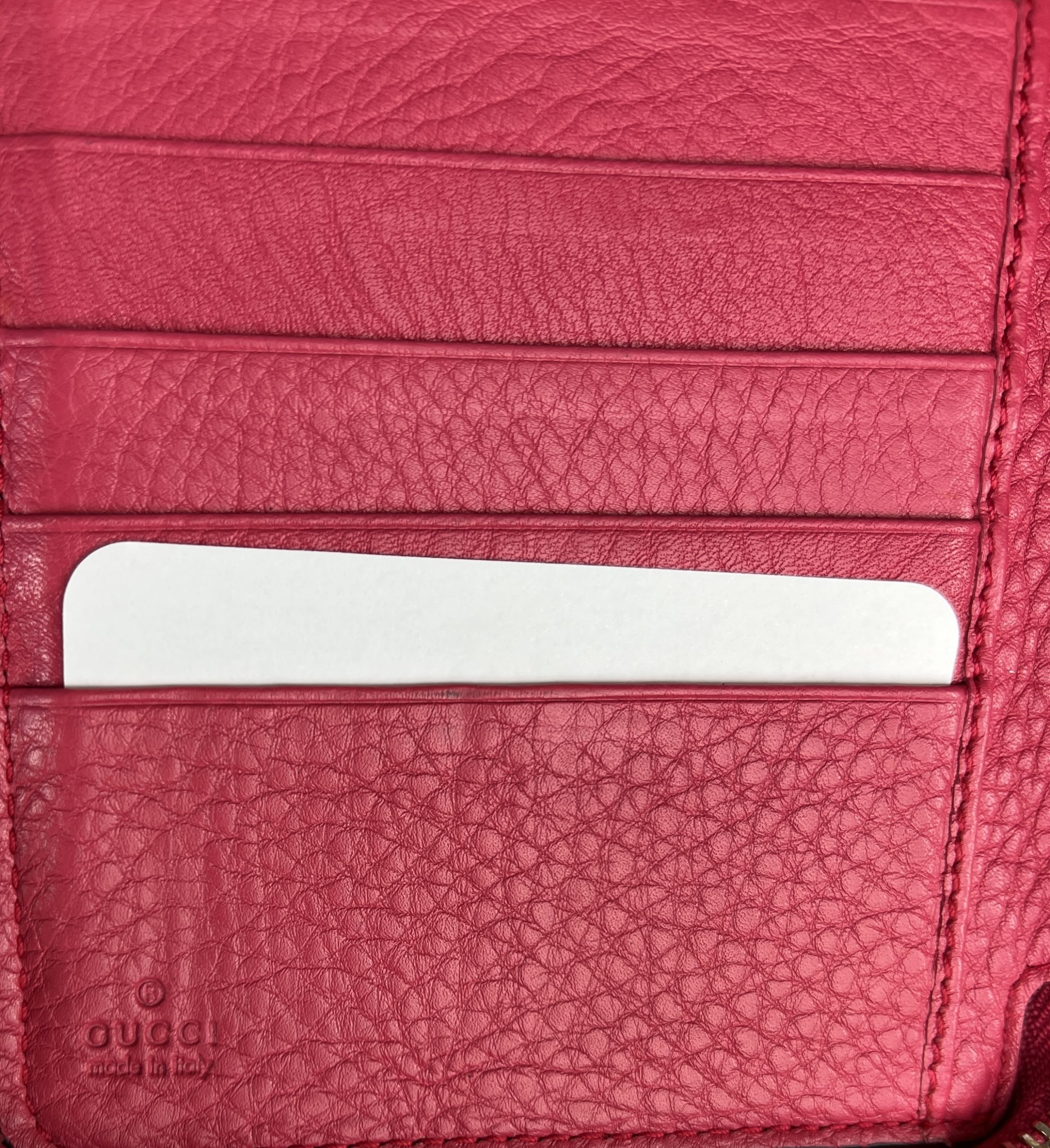 Gucci Wallet on chain Pink Leather ref.67002 - Joli Closet
