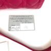 Christian Dior Lady Dior Medium Lambskin Cannage Magenta Pink GHW (Copy) 10