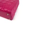 Christian Dior Lady Dior Medium Lambskin Cannage Magenta Pink GHW (Copy) 14