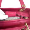 Christian Dior Lady Dior Medium Lambskin Cannage Magenta Pink GHW (Copy) 22