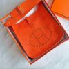 Hermes Taurillon Clemence Evelyne III PM Orange