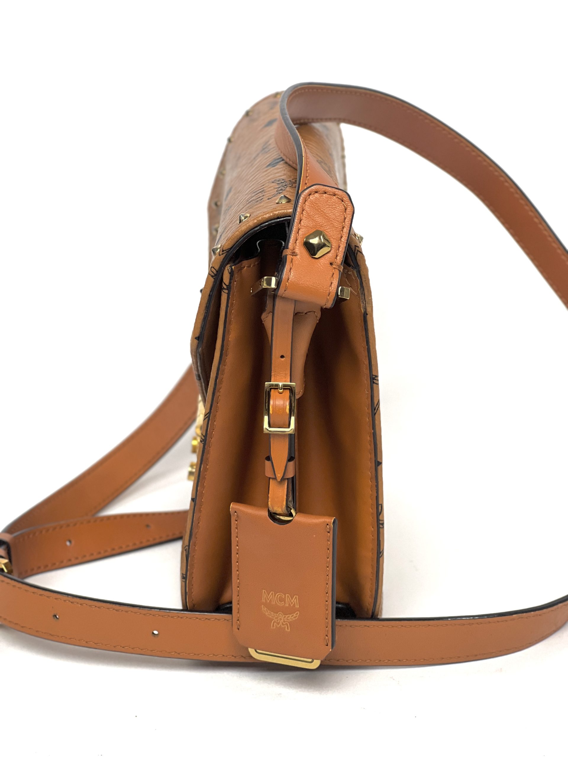 MCM Visetos Shoulder Bag - Brown Shoulder Bags, Handbags - W3050616
