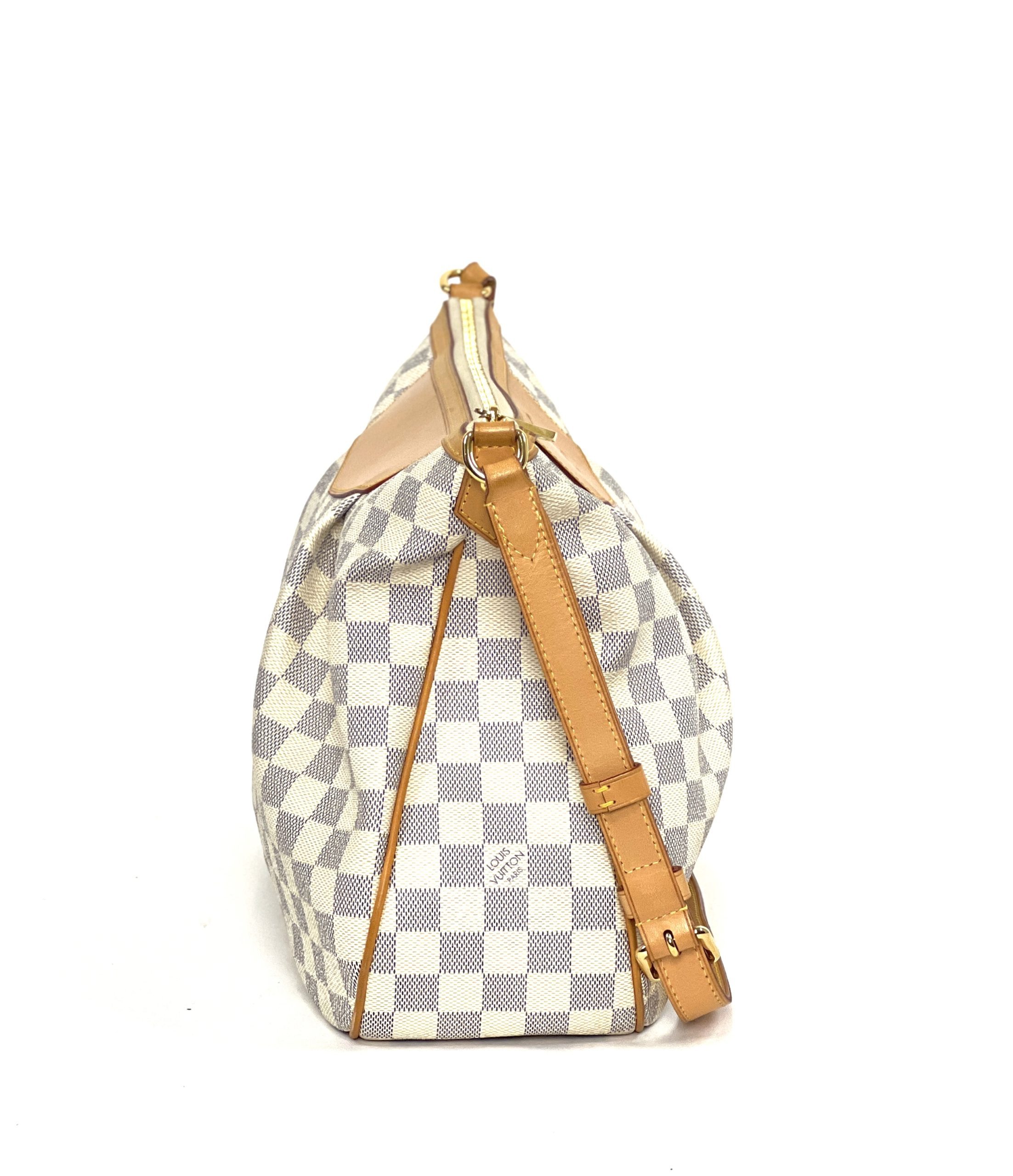 Louis Vuitton Siracusa GM Damier Azur Shoulder Bag