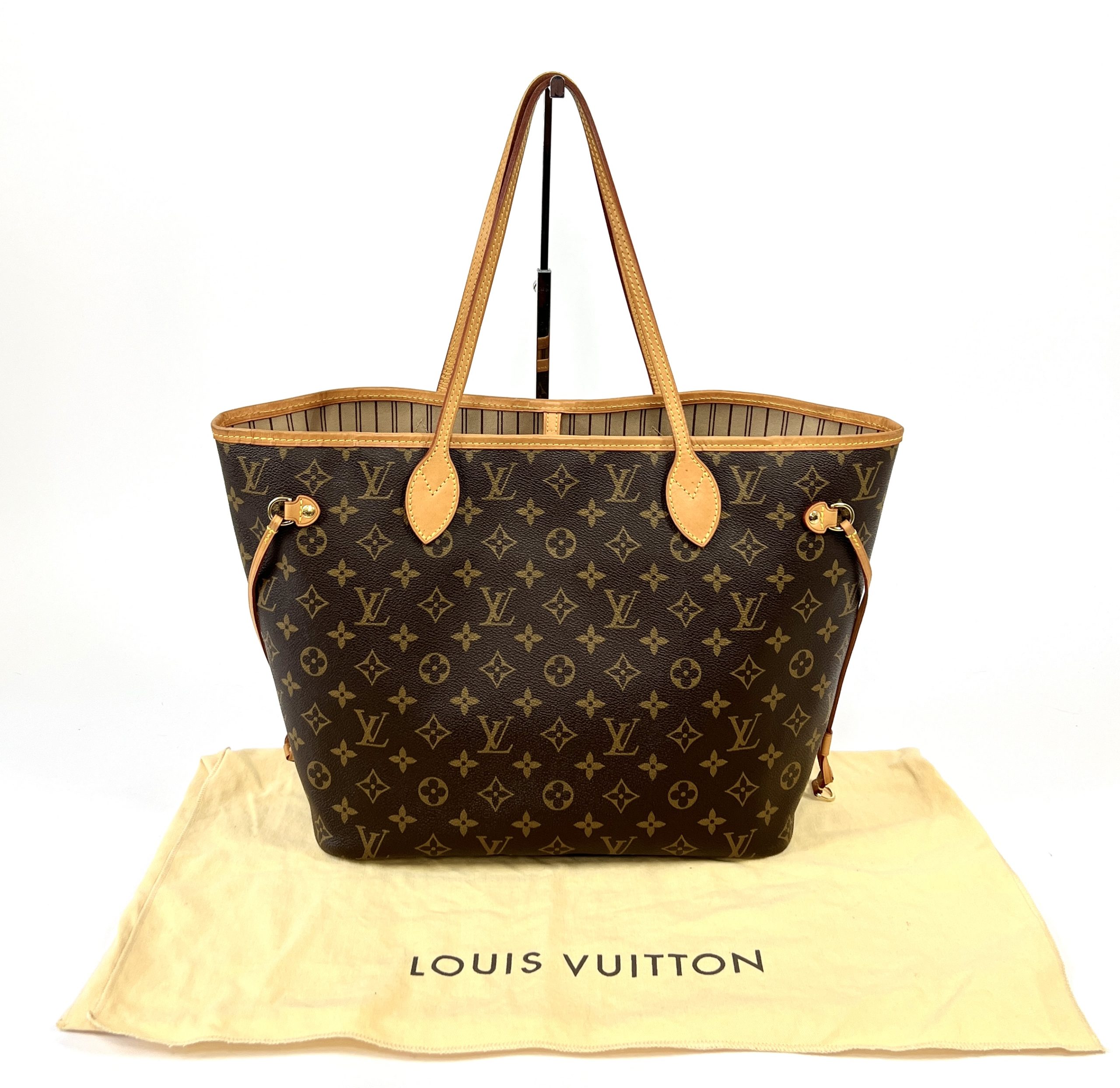 Louis Vuitton Ebene Monogram Coated Canvas Nano Nice Vanity Case, 2020 (Like New), Brown/Beige/Yellow Womens Handbag