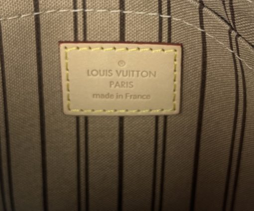 Louis Vuitton Monogram Beige Neverfull MM Pouch 11