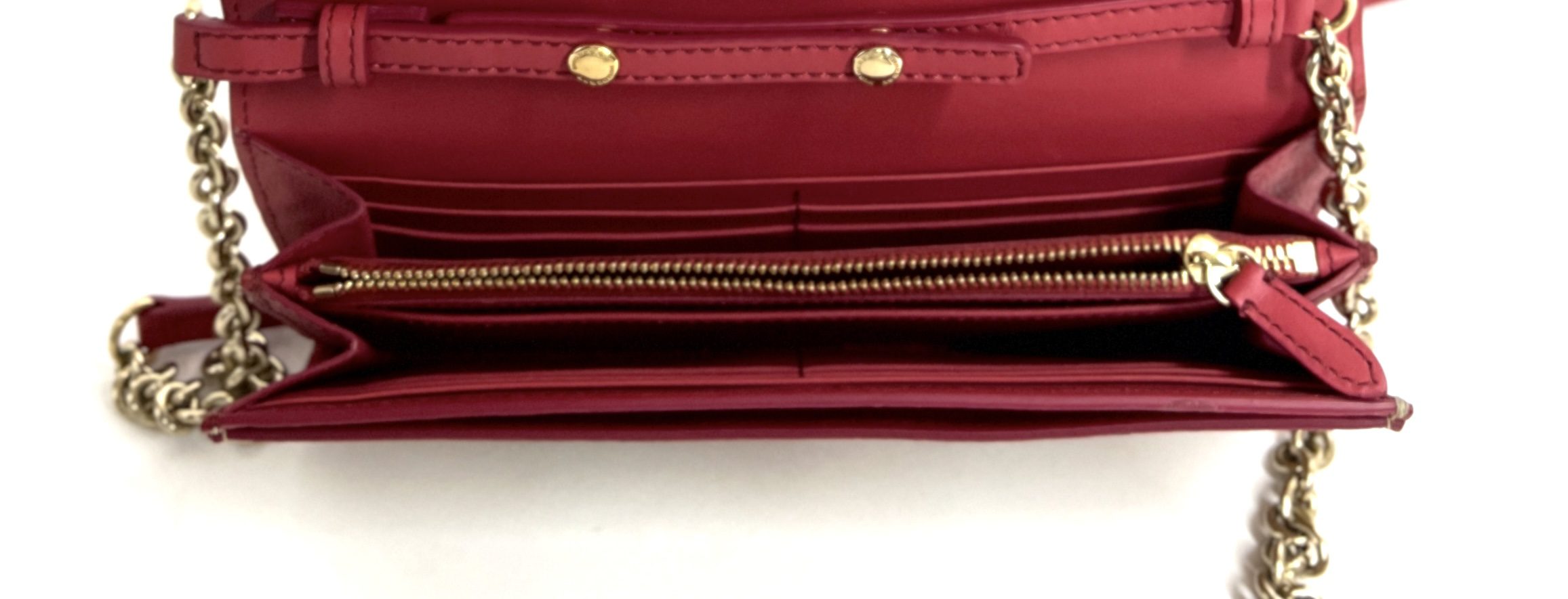 Prada - Saffiano Leather Wallet on Chain Nero