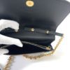 Burberry Hampshire WOC Chain Black Leather House Check Canvas 10