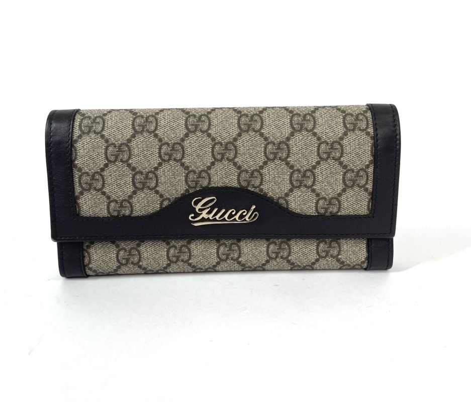 Gucci Microguccissima Taupe Leather Wallet With ID Window - A World Of  Goods For You, LLC