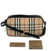 Burberry Vintage Check Beige Canvas Crossbody Camera Bag 3