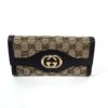 Gucci Sukey Continental long wallet with Dark Brown Trim