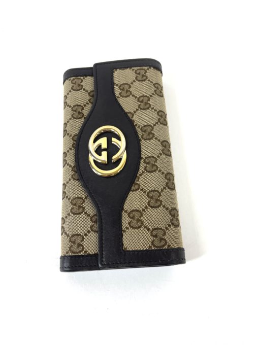 Gucci Sukey Continental long wallet with Dark Brown Trim 12