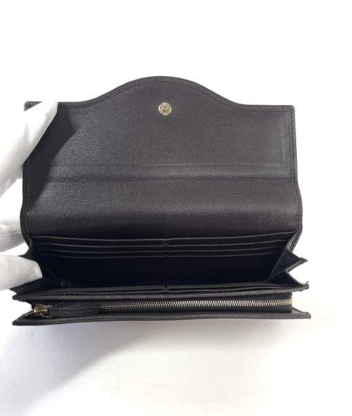 Gucci Sukey Continental long wallet with Dark Brown Trim 11