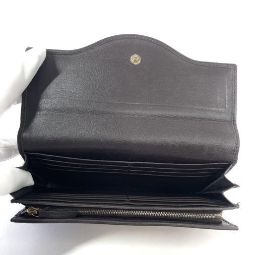 Gucci Sukey Continental long wallet with Dark Brown Trim 3