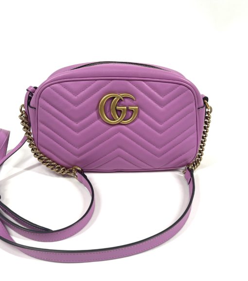 Gucci Marmont Small Pink/Purple Shoulder Bag