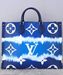 Louis Vuitton, Bags, Louis Vuitton Onthego Gm Escale Blue Giant Monogram  Tote