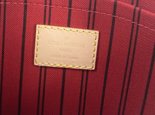 Louis Vuitton Monogram Cerise Neverfull Pochette Clutch 5