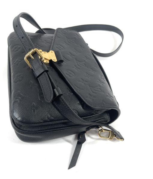 Louis Vuitton Black Monogram Empreinte Leather Pochette Metis 15