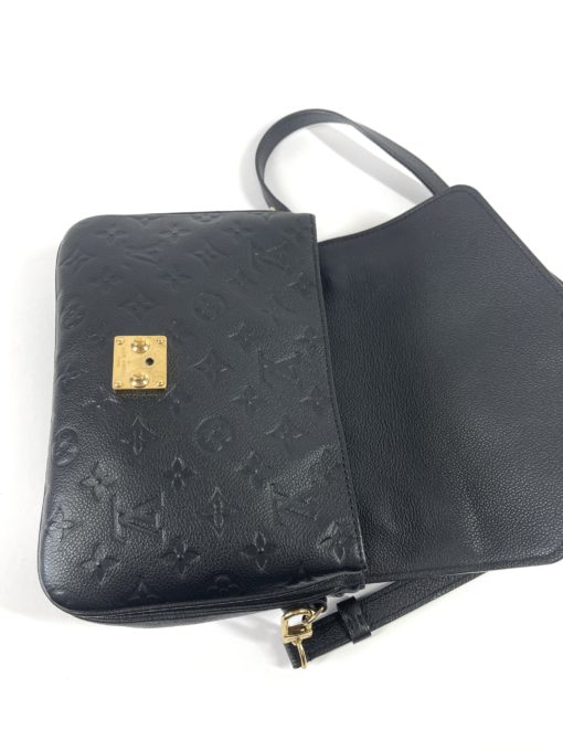 Louis Vuitton Black Monogram Empreinte Leather Pochette Metis 13