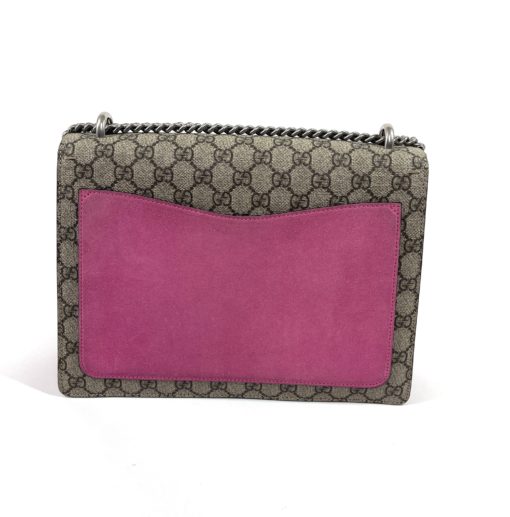 Gucci Supreme Monogram Medium Pink Dionysus Shoulder Bag 9