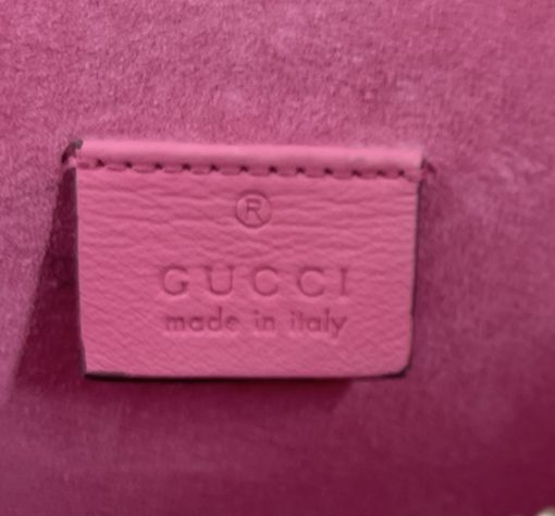 Gucci Supreme Monogram Medium Pink Dionysus Shoulder Bag 12