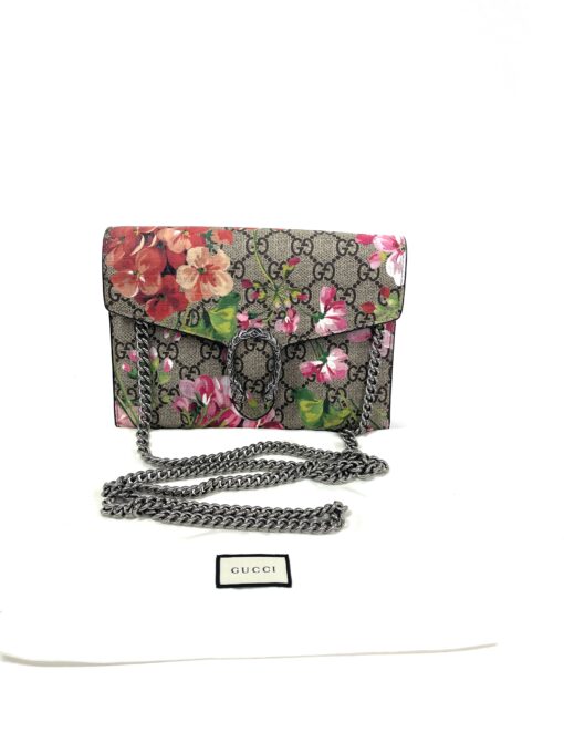 Gucci Supreme Mini Dionysus Blooms Wallet-On-Chain Bag 3