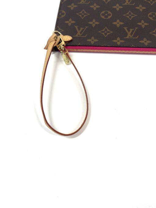 Louis Vuitton Monogram Pivoine Neverfull Pochette Clutch 13