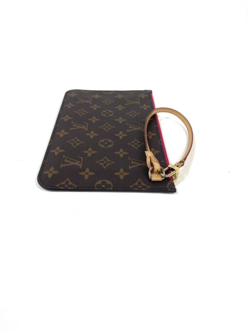 Louis Vuitton Monogram Pivoine Neverfull Pochette Clutch 10