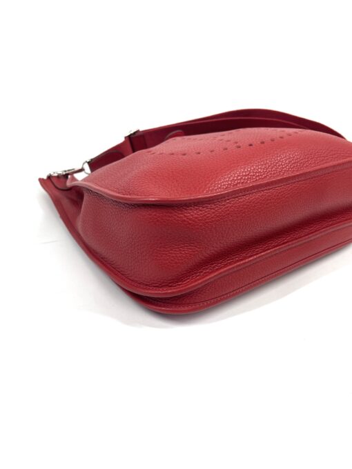 Hermes Taurillon Clemence Evelyne III GM Rouge Tomate Red 17