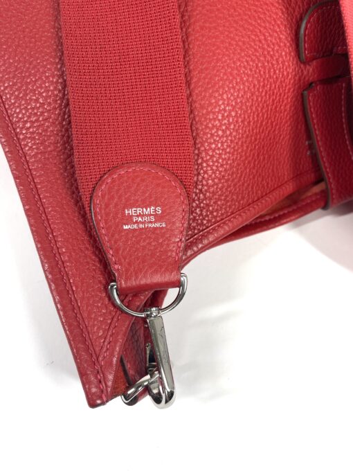 Hermes Taurillon Clemence Evelyne III GM Rouge Tomate Red 15