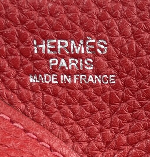 Hermes Taurillon Clemence Evelyne III GM Rouge Tomate Red 10