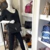 YSL Saint Laurent College Large Quilted Black Leather V-Flap Shoulder Bag Silver 4