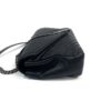 YSL Saint Laurent College Large Quilted Black Leather V-Flap Shoulder Bag Silver 14