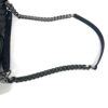 YSL Saint Laurent College Large Quilted Black Leather V-Flap Shoulder Bag Silver 20