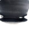 YSL Saint Laurent College Large Quilted Black Leather V-Flap Shoulder Bag Silver 7