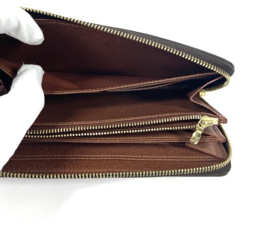 Louis Vuitton Monogram Brown Zippy Wallet - Image 6