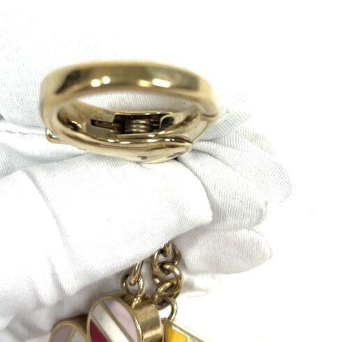 Louis Vuitton Pop Flower Gold Charm Keychain 13